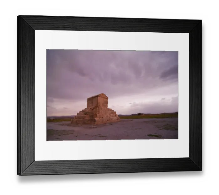 Framed Print : Tomb of cyrus great Framed Print : Tomb of cyrus great