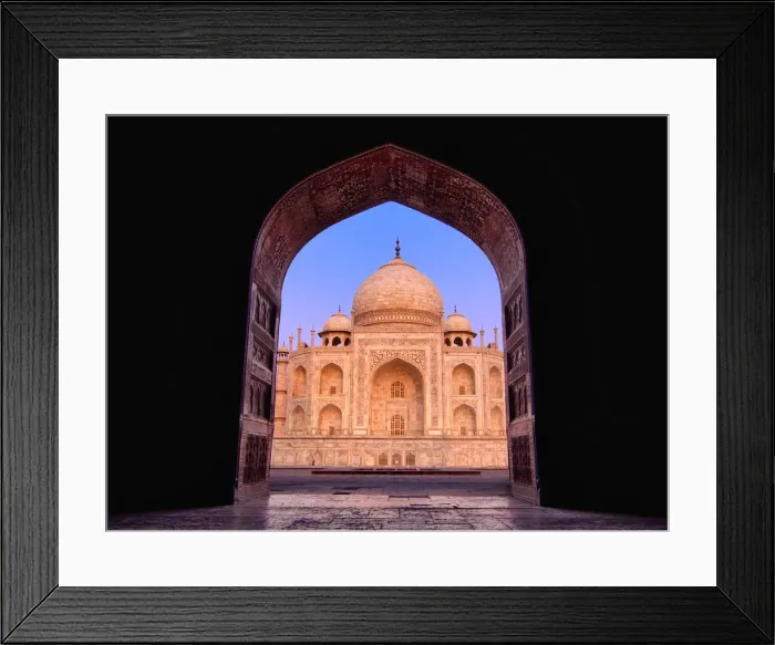 Framed Print : Taj Mahal at sunrise Framed Print : Taj Mahal at sunrise
