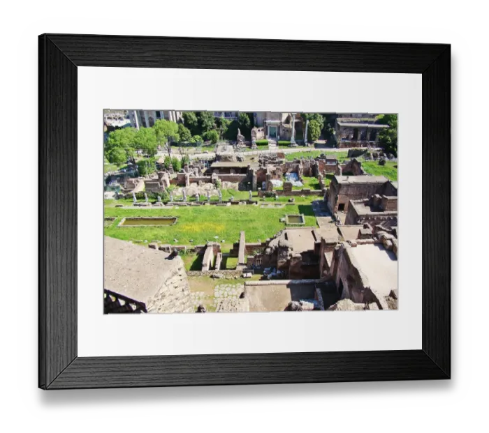 Framed Print : RuAinas do FAorum Romano Framed Print : RuAinas do FAorum Romano
