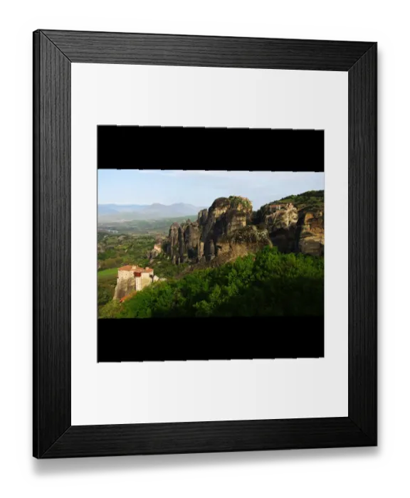 Framed Print : Meteora monasteries