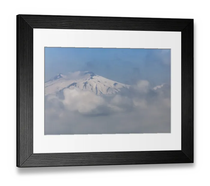Framed Print : Mt Etna, enveloped by clouds, Sicily, Italy Framed Print : Mt Etna, enveloped by clouds, Sicily, Italy
