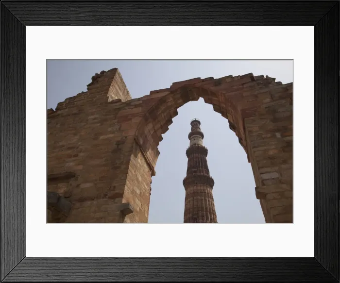 Framed Print : the Qutb Complex Framed Print : the Qutb Complex