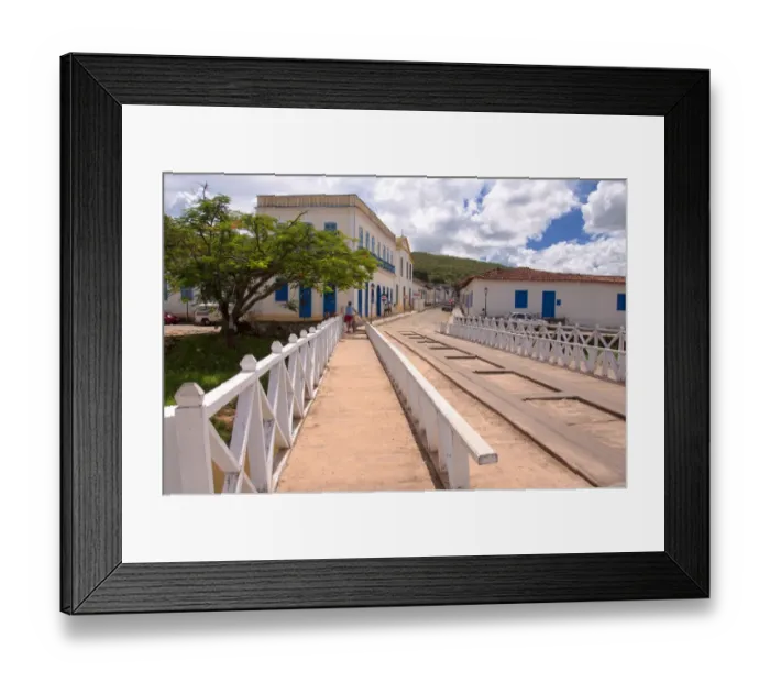 Framed Print : The Bridge on the Red River Goias Brazil Framed Print : The Bridge on the Red River Goias Brazil