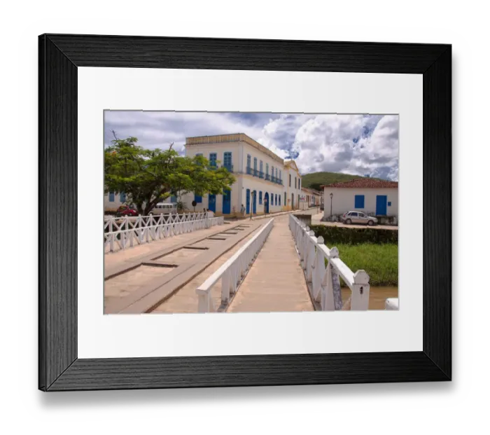 Framed Print : The Bridge on the Red River Goias Brazil Framed Print : The Bridge on the Red River Goias Brazil