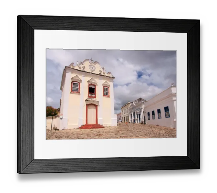 Framed Print : Church of Our Lady of the Good Death GoiAas Brazi Framed Print : Church of Our Lady of the Good Death GoiAas Brazi