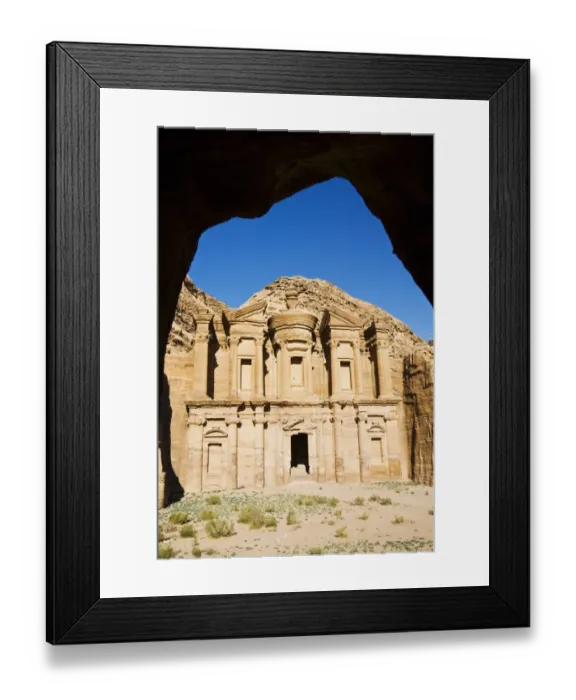Framed Print : The Monastery, El Deir, Petra, Jordan, Middle East Framed Print : The Monastery, El Deir, Petra, Jordan, Middle East