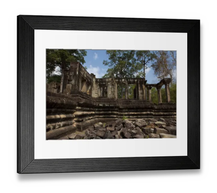 Framed Print : Angkor Thom Ruins Framed Print : Angkor Thom Ruins