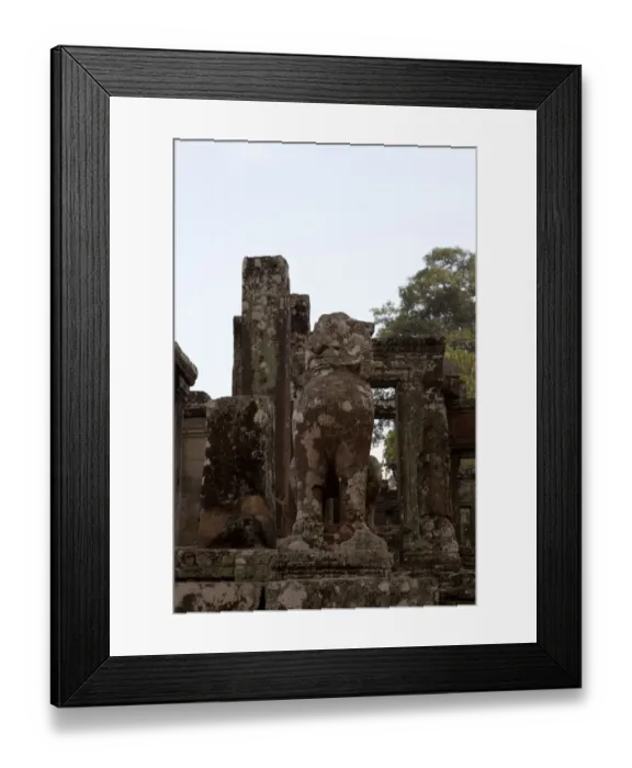 Framed Print : Sculpture at Angkor Thom Framed Print : Sculpture at Angkor Thom