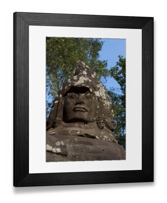 Framed Print : Sculpture of Deity Framed Print : Sculpture of Deity