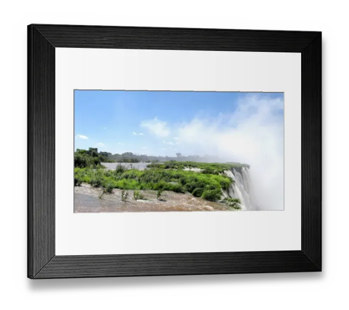 Framed Print : Iguazu river view, Argentina