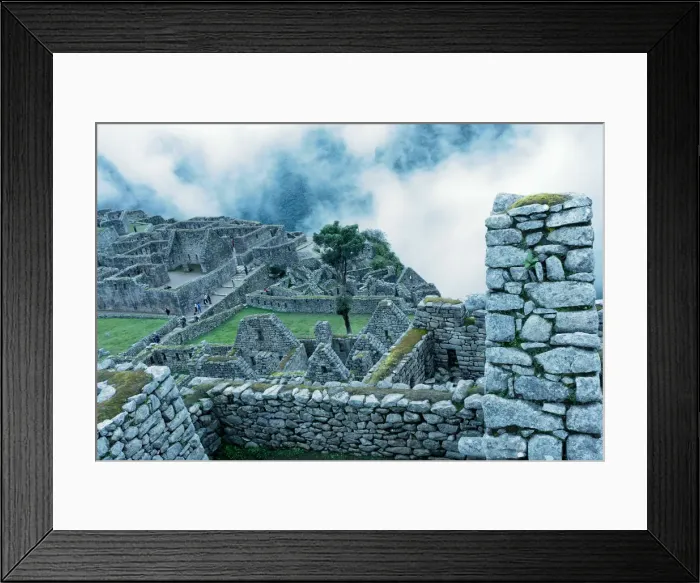 Framed Print : Machu Picchu, the Lost City of Inca, Peru