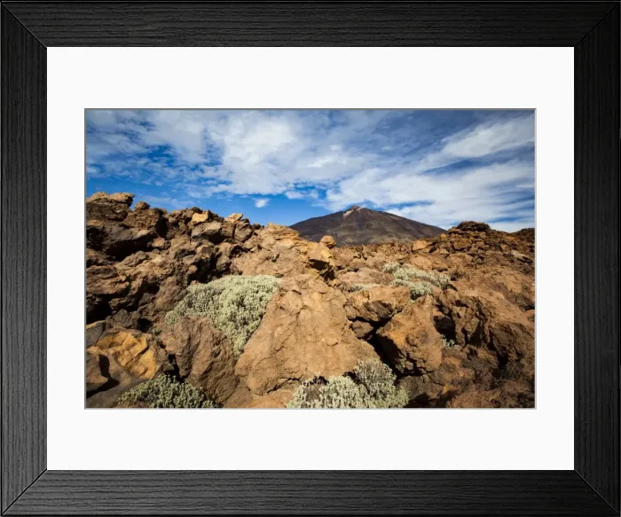 Framed Print : Volcanic landscape in Teide National Park Framed Print : Volcanic landscape in Teide National Park