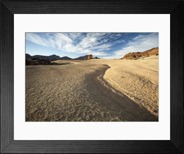 Framed Print : Lava rocks and pumice field in Teide National Park Framed Print : Lava rocks and pumice field in Teide National Park