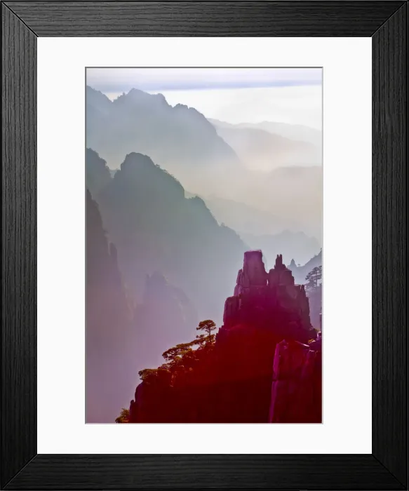 Framed Print : Huangshan, The area is well known for its scenery Framed Print : Huangshan, The area is well known for its scenery