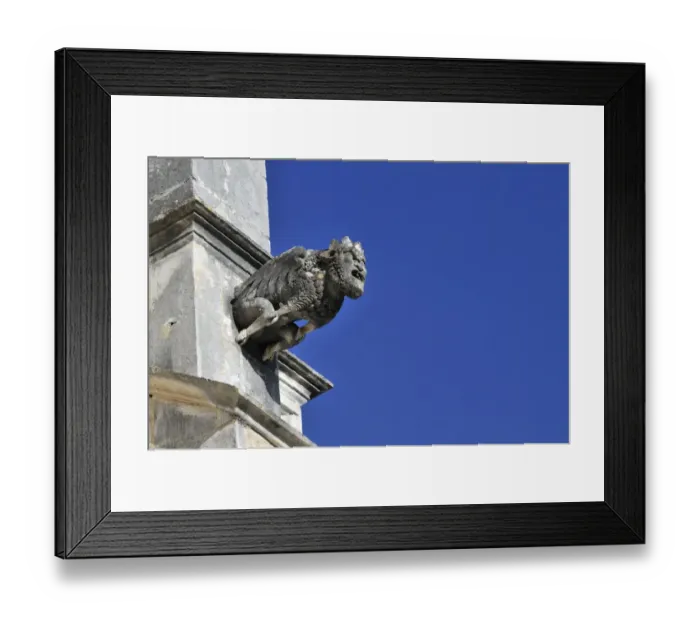Framed Print : Gargoyle, Dominican monastery Mosteiro de Santa Maria da Vitoria, UNESCO World Heritage Site, Batalha, Portugal, Europe Framed Print : Gargoyle, Dominican monastery Mosteiro de Santa Maria da Vitoria, UNESCO World Heritage Site, Batalha, Portugal, Europe