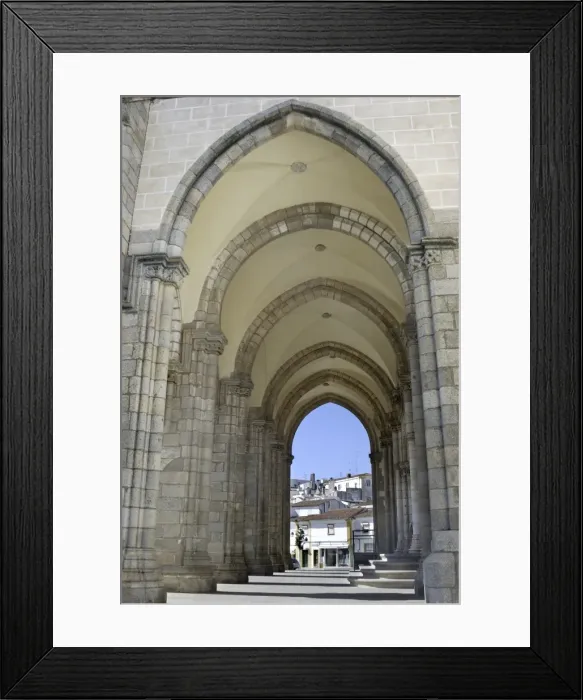 Framed Print : Arcade at the entrance of the Igreja do Sao Francisco church, Evora, UNESCO World Heritage Site, Alentejo, Portugal, Europe Framed Print : Arcade at the entrance of the Igreja do Sao Francisco church, Evora, UNESCO World Heritage Site, Alentejo, Portugal, Europe
