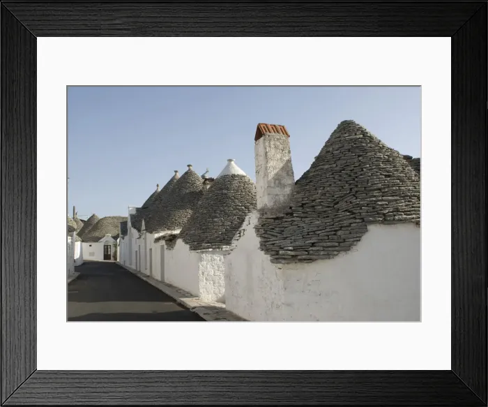Framed Print : Trulli houses, UNESCO World Heritage Site, Alberobello, Apulia, Italy Framed Print : Trulli houses, UNESCO World Heritage Site, Alberobello, Apulia, Italy
