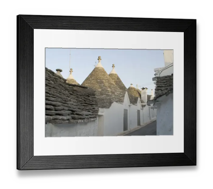 Framed Print : Trulli houses, UNESCO World Heritage Site, Alberobello, Apulia, Italy Framed Print : Trulli houses, UNESCO World Heritage Site, Alberobello, Apulia, Italy