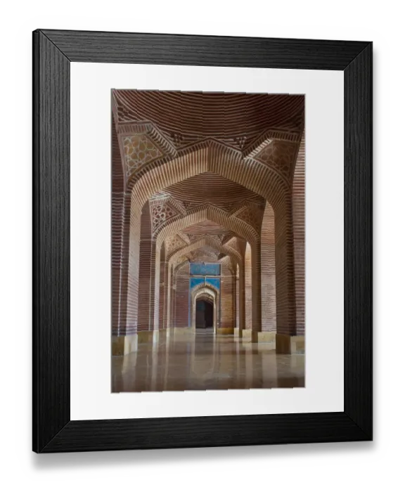 Framed Print : Majestic ShahJahan Masjid Framed Print : Majestic ShahJahan Masjid