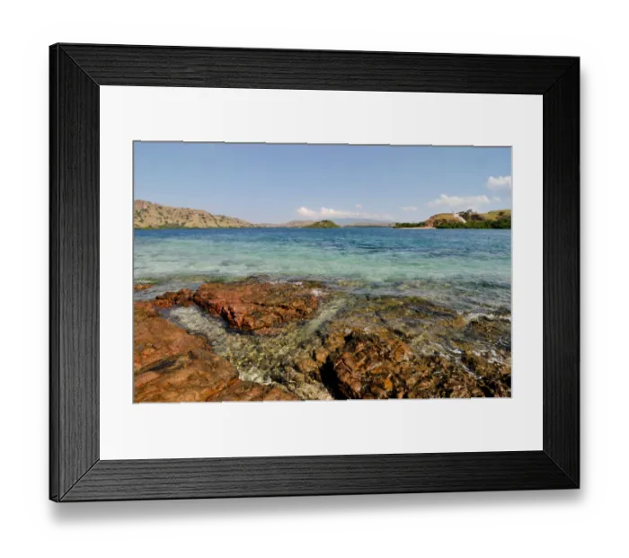 Framed Print : Komodo island Flores Framed Print : Komodo island Flores