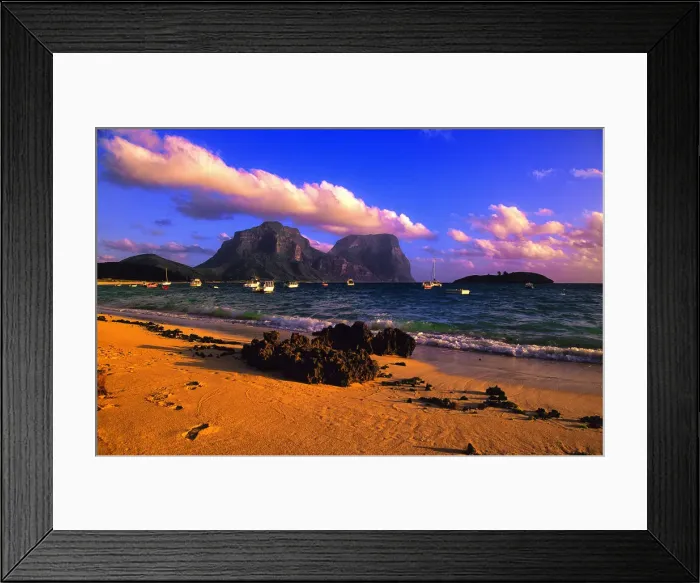 Framed Print : Lord Howe Island, majestic and scenically wonderful, is part of New South Wales, Australia Framed Print : Lord Howe Island, majestic and scenically wonderful, is part of New South Wales, Australia