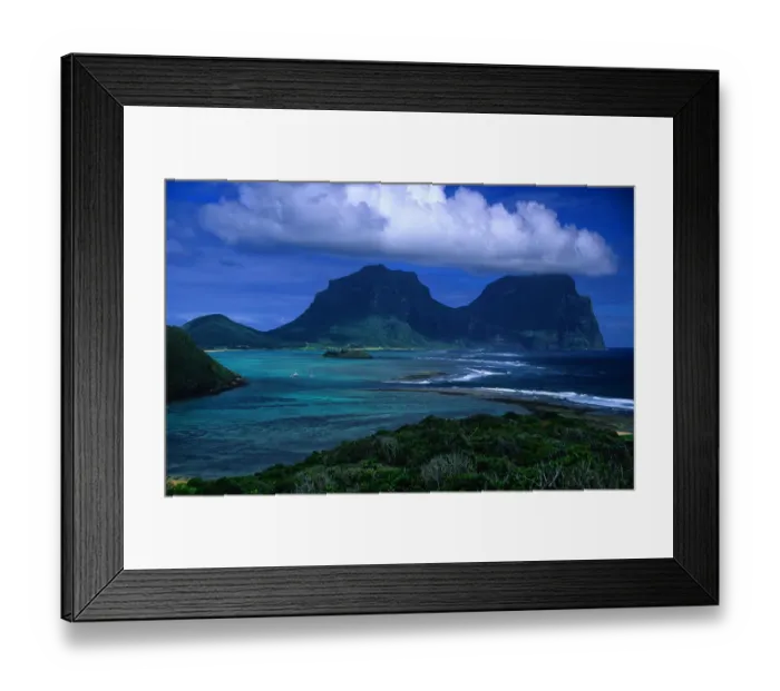 Framed Print : Lord Howe Island, majestic and scenically wonderful, is part of New South Wales, Australia Framed Print : Lord Howe Island, majestic and scenically wonderful, is part of New South Wales, Australia