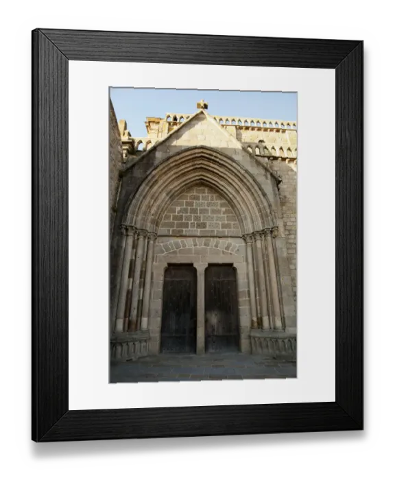 Framed Print : Door of Church Mont Saint-Michel Framed Print : Door of Church Mont Saint-Michel
