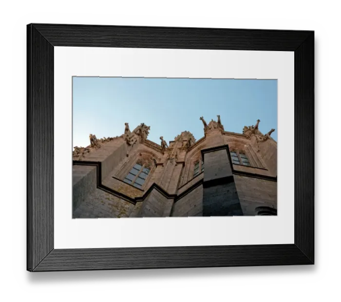 Framed Print : Architecture of Door at Mont Saint-Michel, France Framed Print : Architecture of Door at Mont Saint-Michel, France