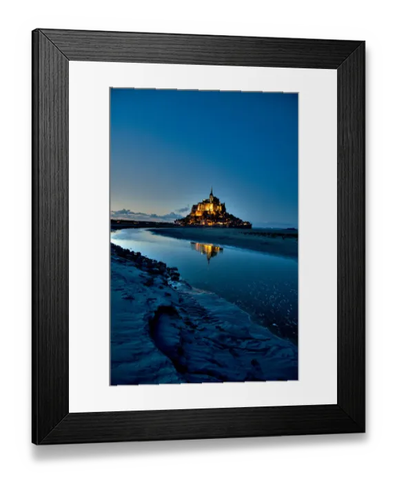 Framed Print : Mont Saint-Michel Normandy Region in France Framed Print : Mont Saint-Michel Normandy Region in France