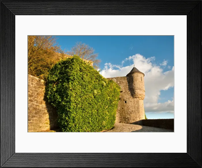 Framed Print : Facade of Building at Mont Saint-Michel Normandy Region in France