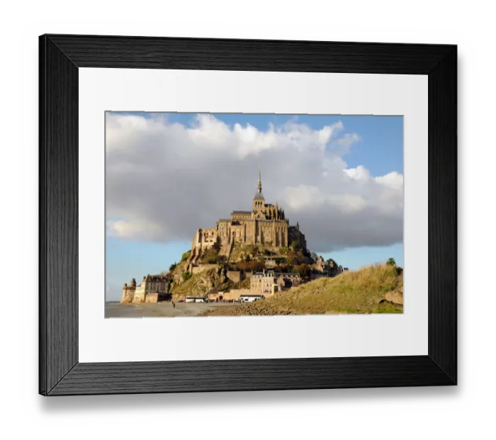 Framed Print : Mont Saint-Michel Normandy France Framed Print : Mont Saint-Michel Normandy France
