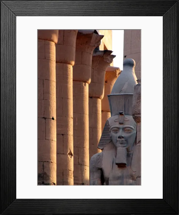 Framed Print : Colonnade of Amenhotep III, Luxor Temple Framed Print : Colonnade of Amenhotep III, Luxor Temple