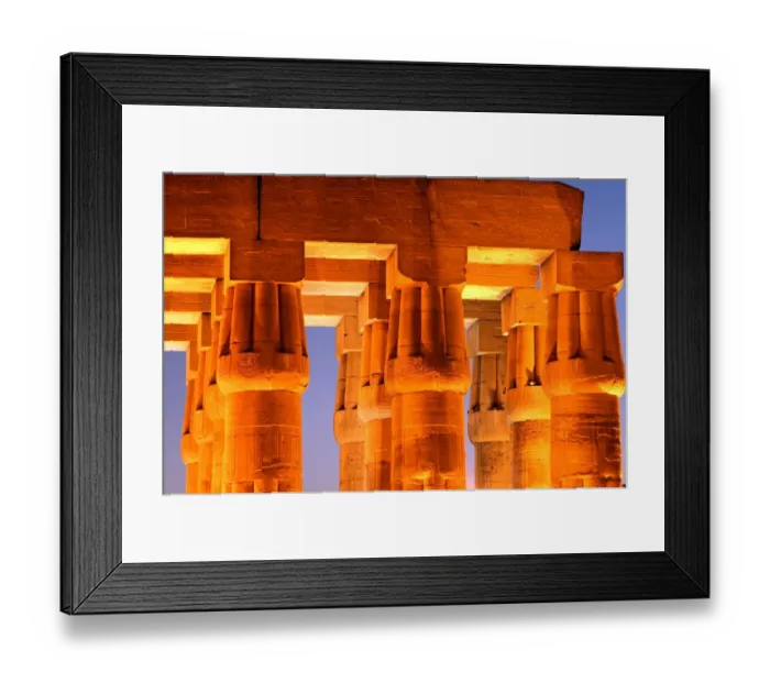 Framed Print : Luxor Temple at night Framed Print : Luxor Temple at night
