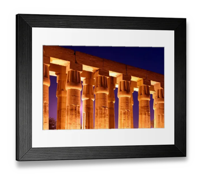 Framed Print : Peristyle court of Amenhotep III at Luxor Temple Framed Print : Peristyle court of Amenhotep III at Luxor Temple