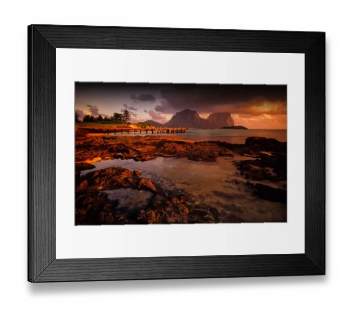 Framed Print : Scenically beautiful and a world heritage designated location, Lord Howe Island lies between the South Pacific ocean and the Tasman sea off the coast of New South Wales, Australia Framed Print : Scenically beautiful and a world heritage designated location, Lord Howe Island lies between the South Pacific ocean and the Tasman sea off the coast of New South Wales, Australia
