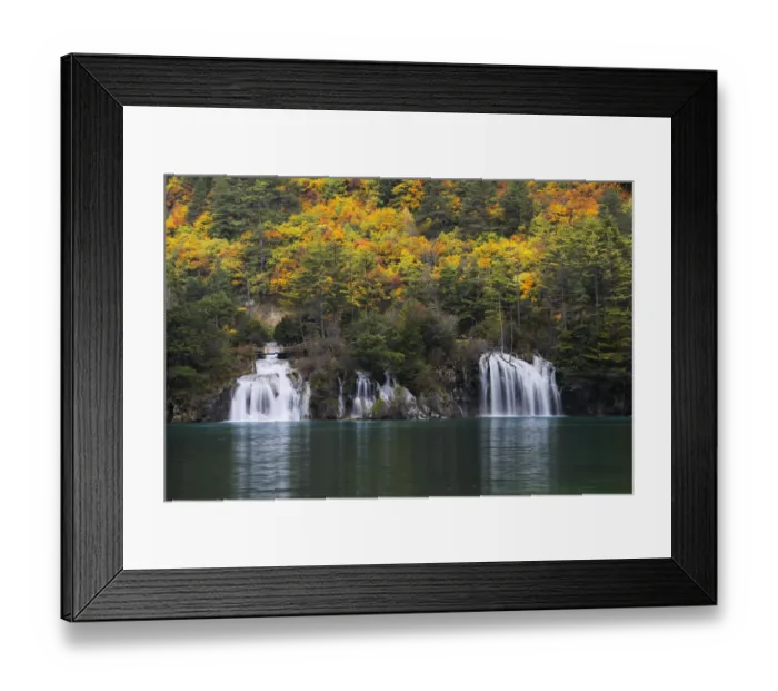 Framed Print : Cascades of Dragon Lake