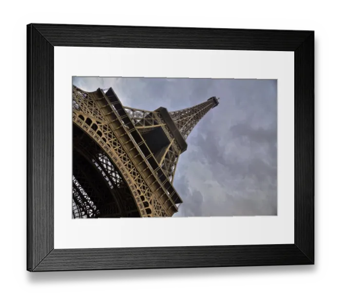 Framed Print : Eiffel Tower different angle Framed Print : Eiffel Tower different angle