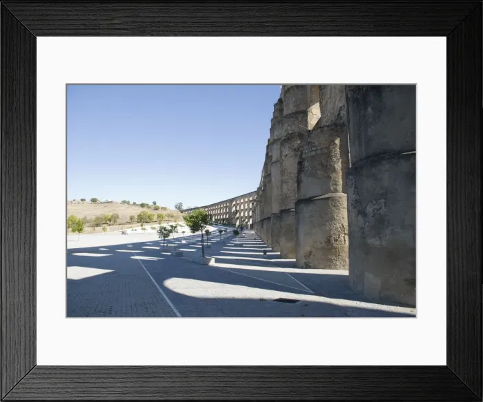 Framed Print : Perspective - Aqueduct Elvas (Portugal)