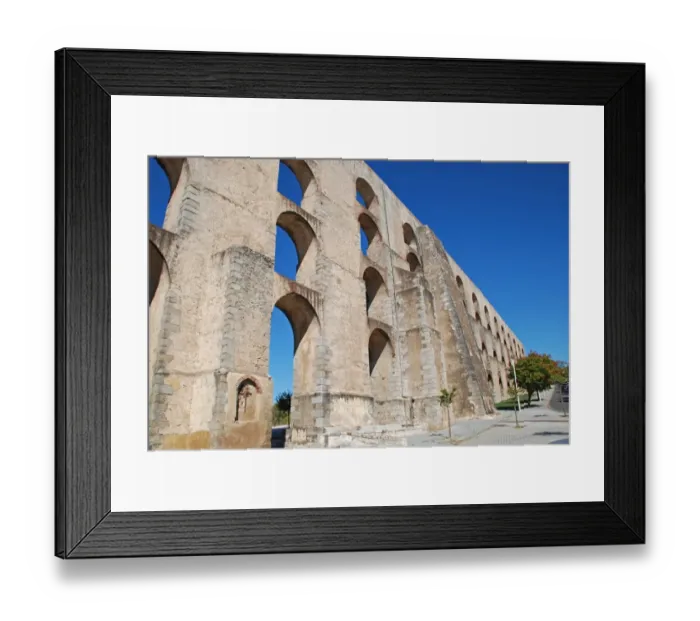 Framed Print : Amoreira Aqueduct, Elvas Framed Print : Amoreira Aqueduct, Elvas