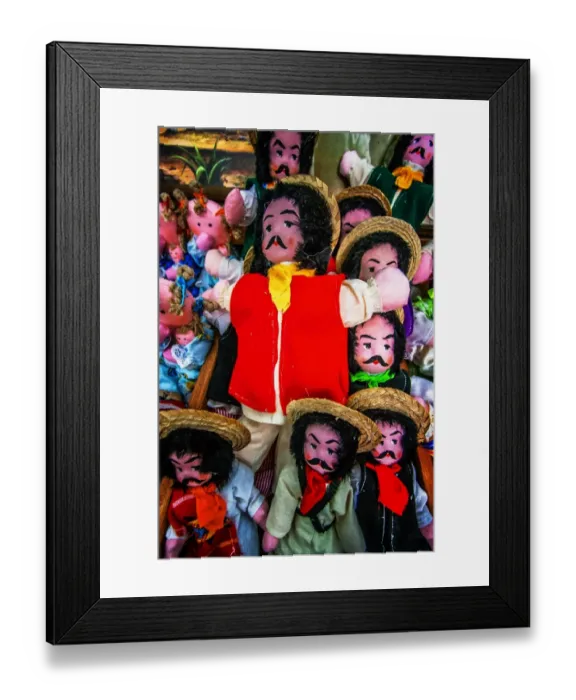 Framed Print : Traditional Mexican handcrafted toys Framed Print : Traditional Mexican handcrafted toys