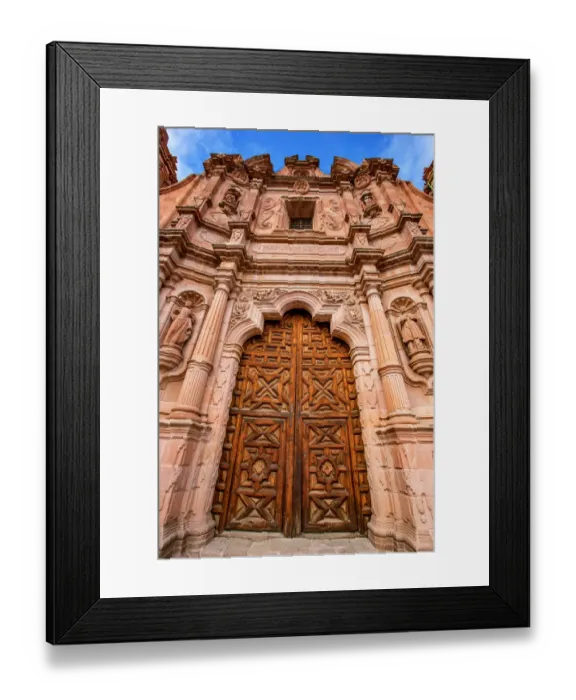 Framed Print : Temple of San Francisco, Zacatecas Framed Print : Temple of San Francisco, Zacatecas