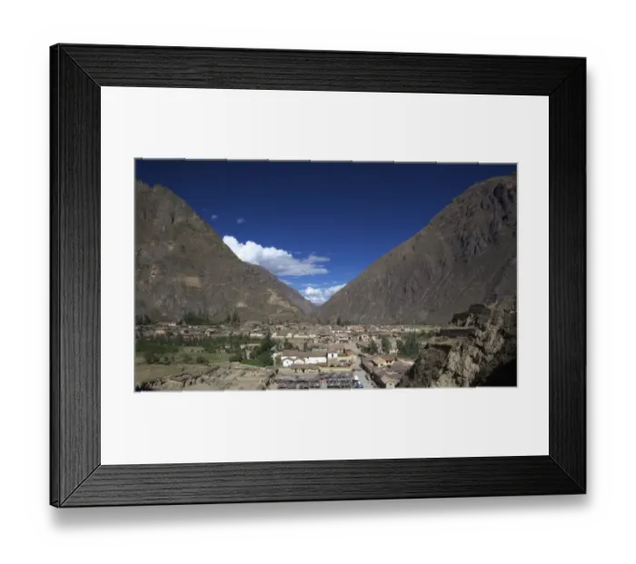 Framed Print : Inca ruins at the village of Ollantaytambo, Cuzco Region, Peru, South America Framed Print : Inca ruins at the village of Ollantaytambo, Cuzco Region, Peru, South America