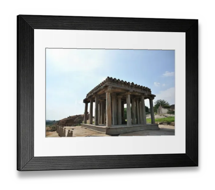 Framed Print : Stone structure of hampi Framed Print : Stone structure of hampi