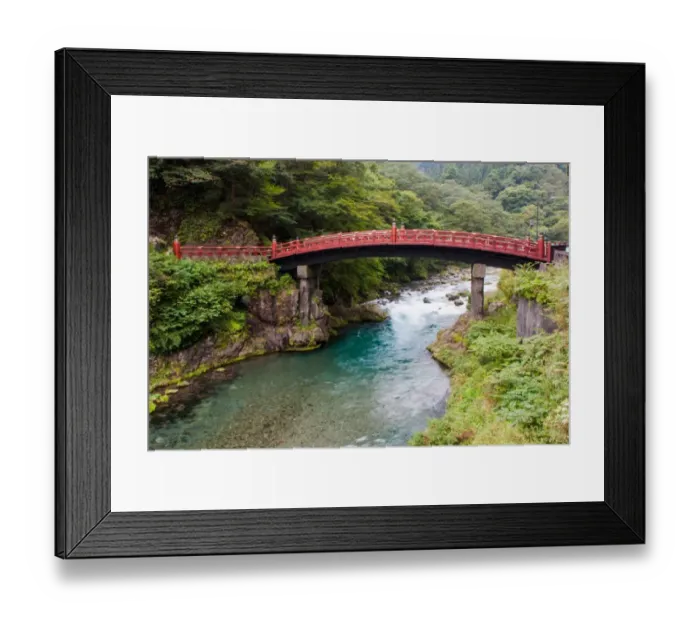 Framed Print : Red bridge Framed Print : Red bridge