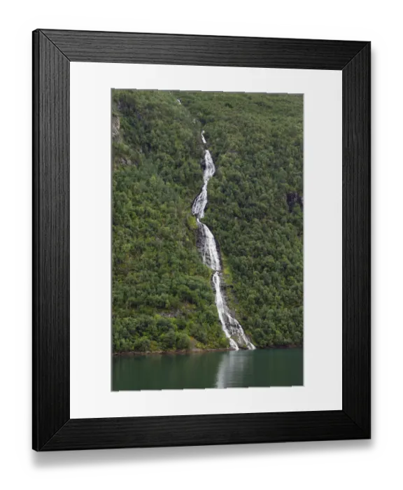 Framed Print : Waterfall The Suitor in the Geiranger Fjord, UNESCO World Heritage Site, Norway, Scandinavia, Northern Europe Framed Print : Waterfall The Suitor in the Geiranger Fjord, UNESCO World Heritage Site, Norway, Scandinavia, Northern Europe