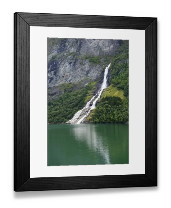 Framed Print : Waterfall The Suitor in the Geiranger Fjord, UNESCO World Heritage Site, Norway, Scandinavia, Northern Europe Framed Print : Waterfall The Suitor in the Geiranger Fjord, UNESCO World Heritage Site, Norway, Scandinavia, Northern Europe