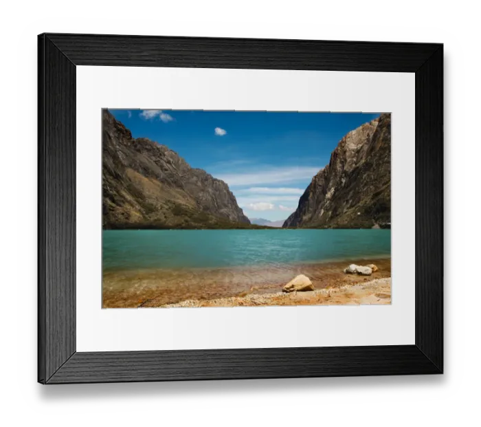 Framed Print : Lake Llanganuco Framed Print : Lake Llanganuco