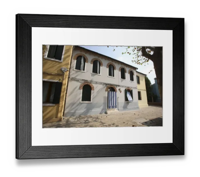 Framed Print : Townscape at Burano island