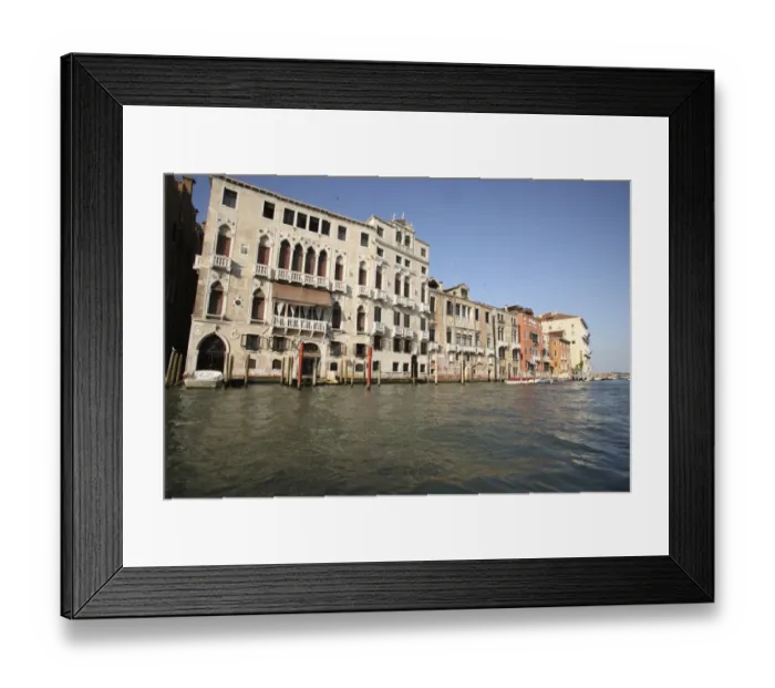 Framed Print : Canal and cityscape Framed Print : Canal and cityscape