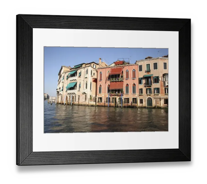 Framed Print : Canal and cityscape Framed Print : Canal and cityscape